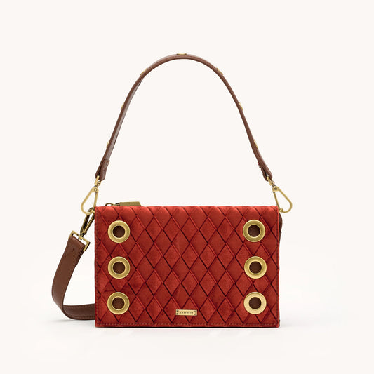 Montana Clutch Small Monarch Velvet/Antique Gold