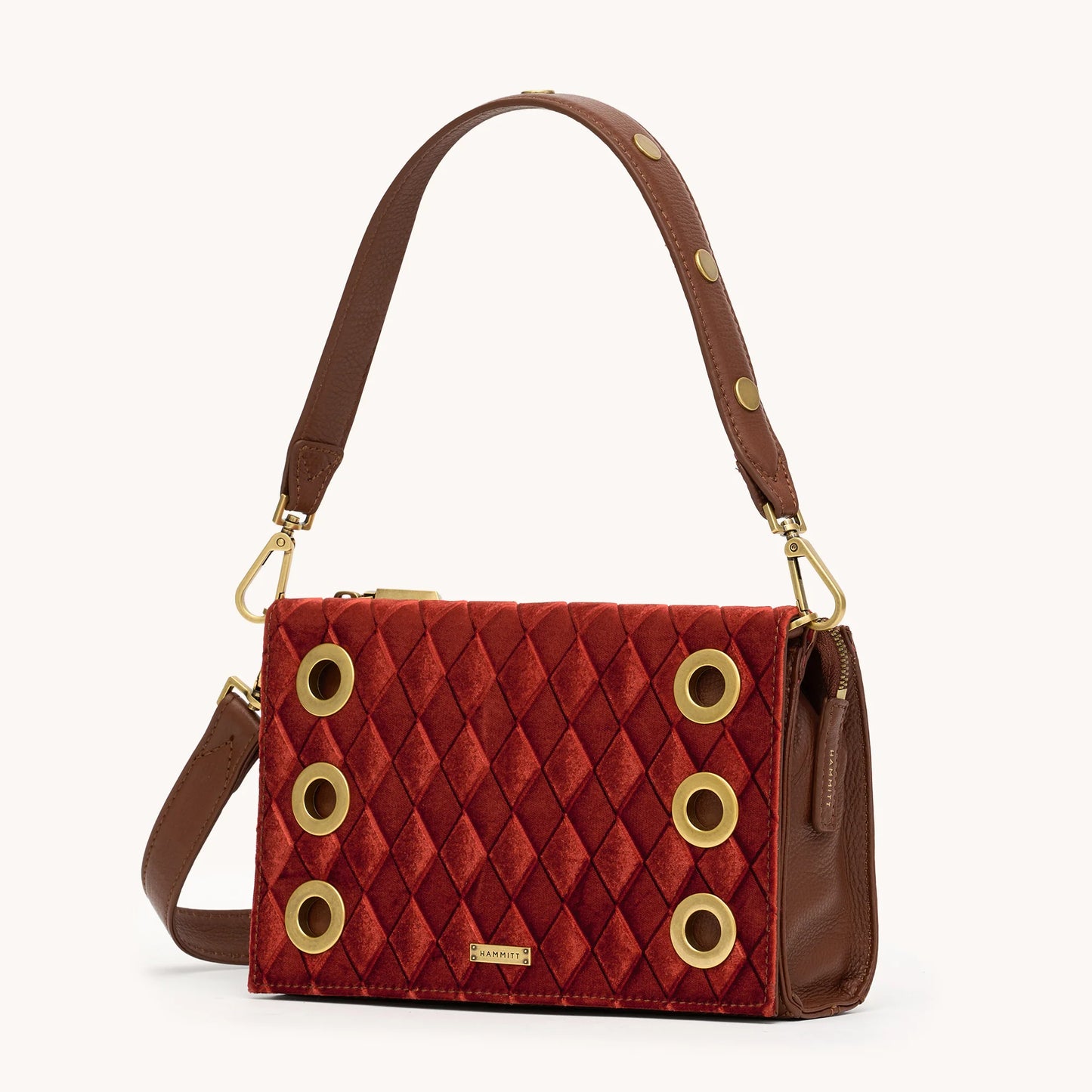 Montana Clutch Small Monarch Velvet/Antique Gold