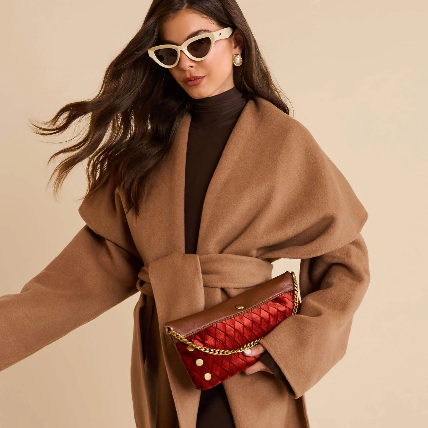 Invitation Clutch Monarch Velvet/Antique Gold