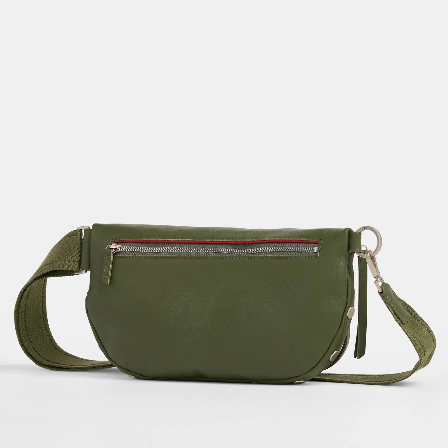 Hammitt Charles Crossbody Large Landscape Green Brushed Silver**