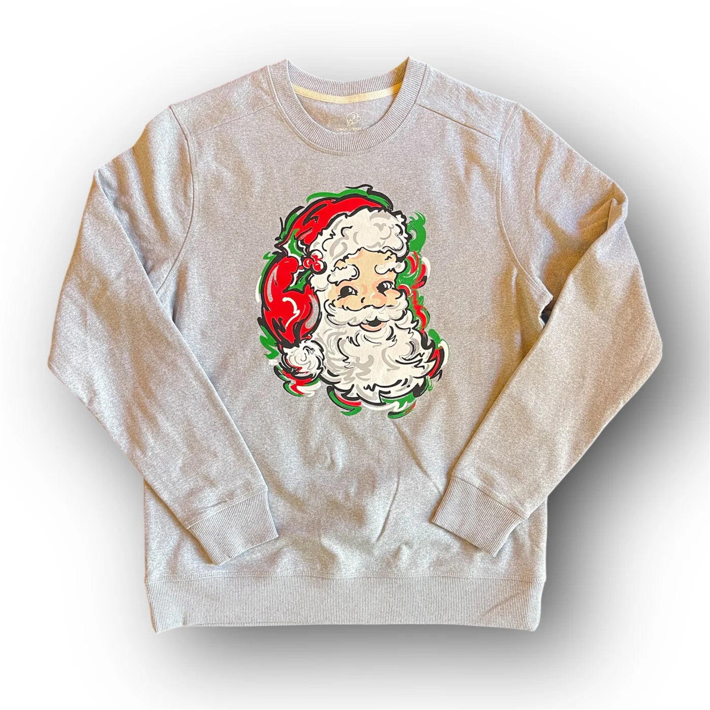 Vintage Santa Crew Sweatshirt RED, CHARCOAL, HEATHER