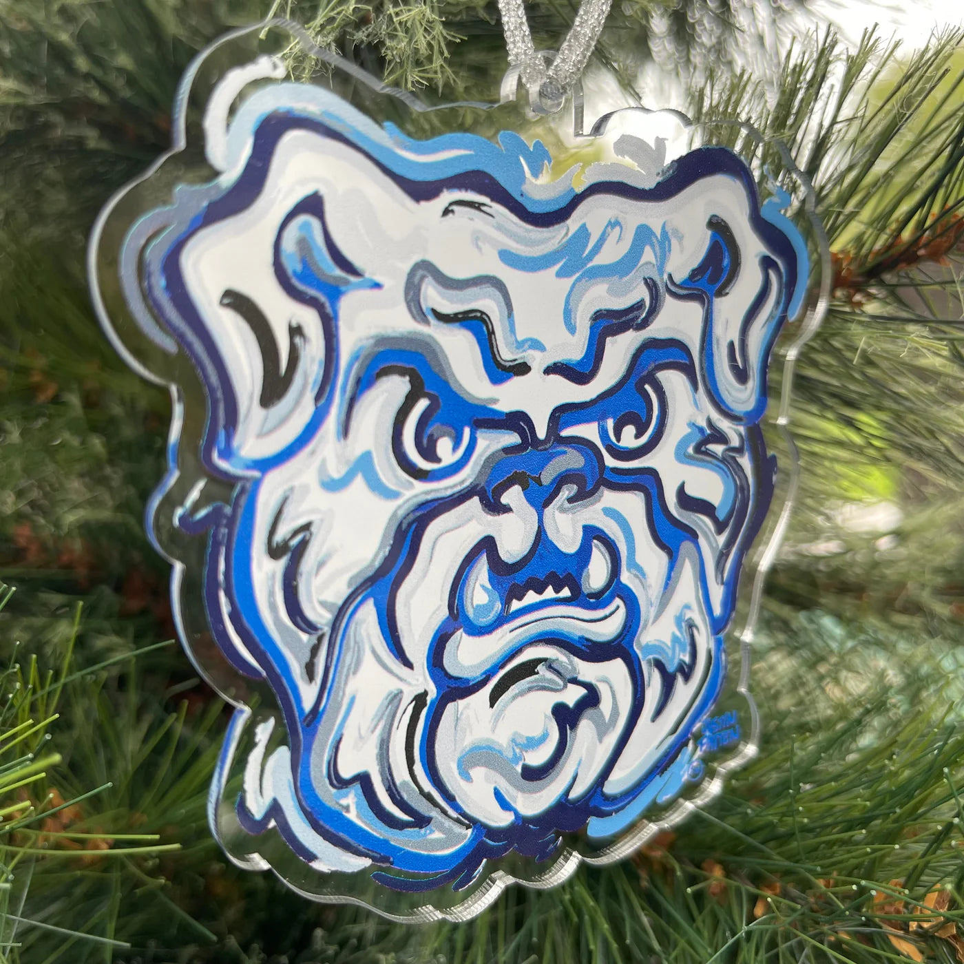 Butler Clear Ornament