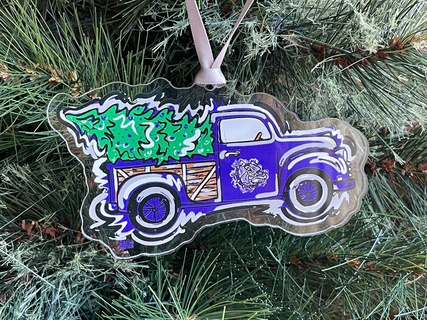 Brownsburg Christmas Truck Ornament