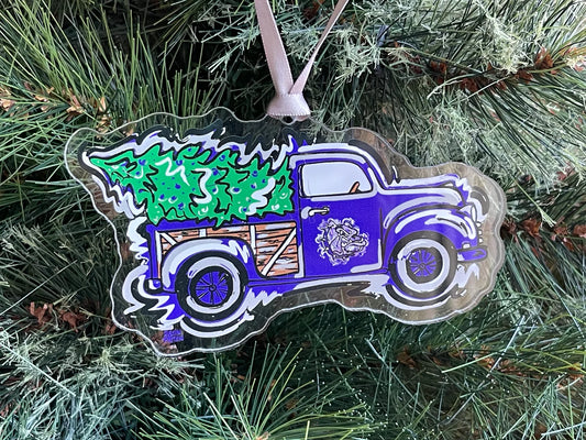 Brownsburg Christmas Truck Ornament