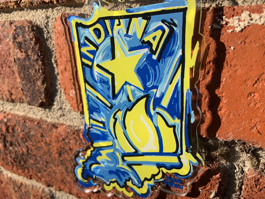 Indiana Torch Ornament