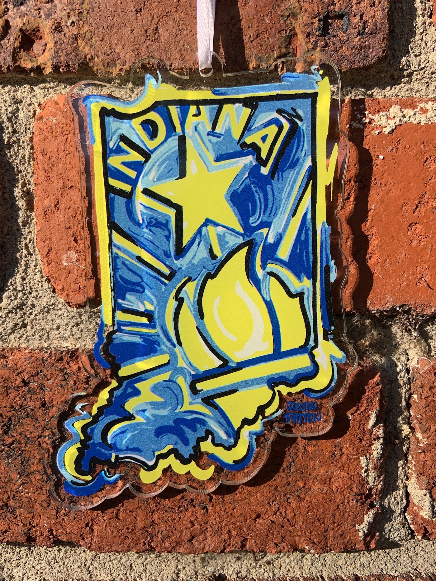 Indiana Torch Ornament