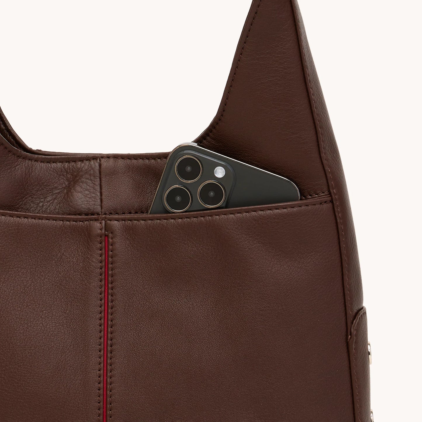 Tim Med Espresso Pebble Weave/Silver