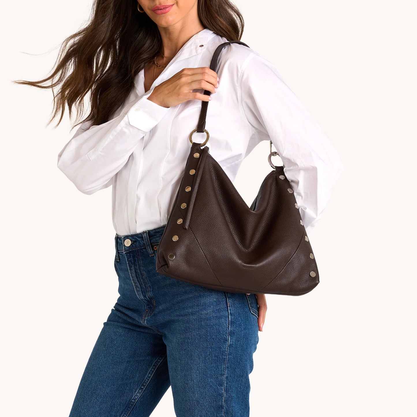 Kyle Large Espresso Pebble/Silver