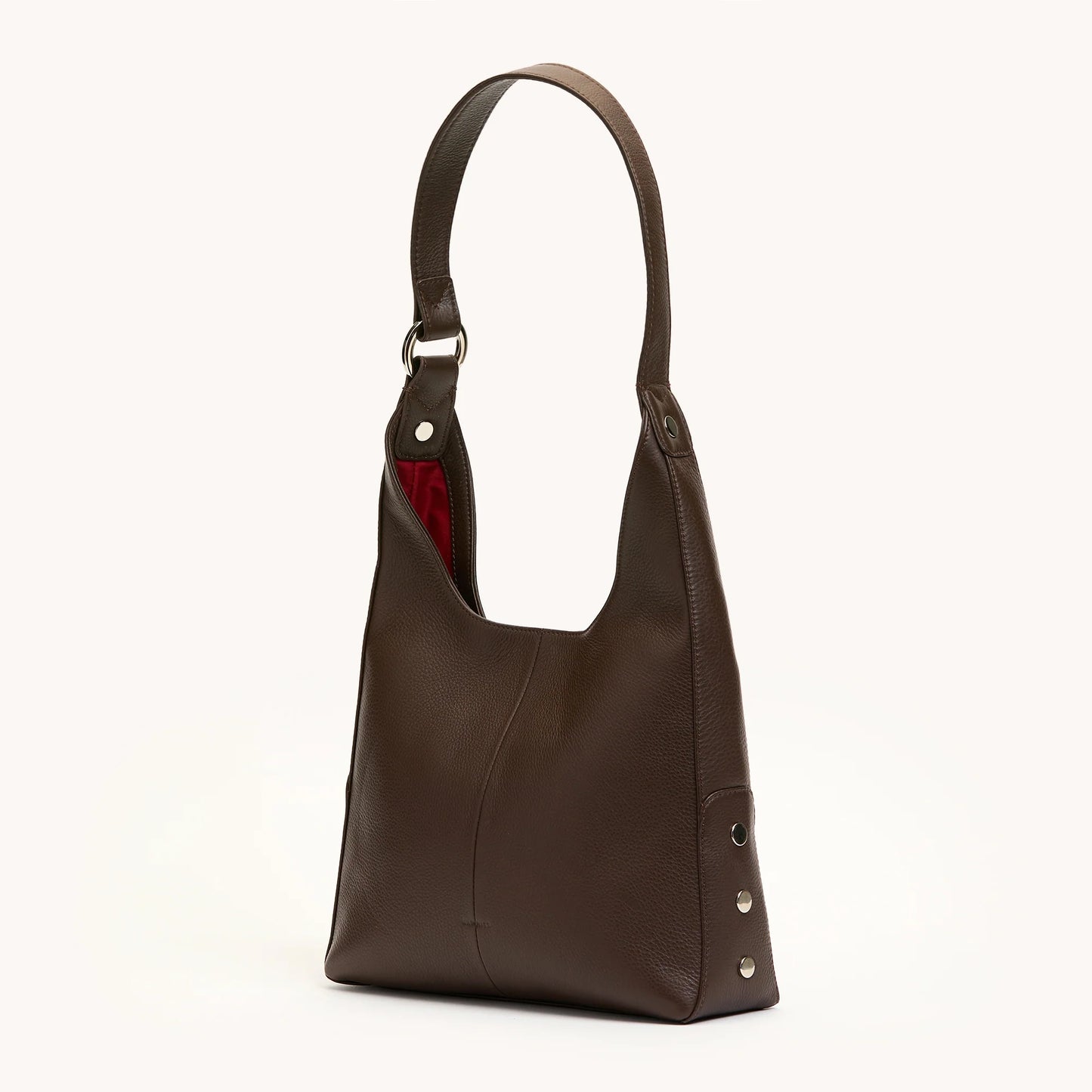 Tim Medium Espresso Pebble/Silver