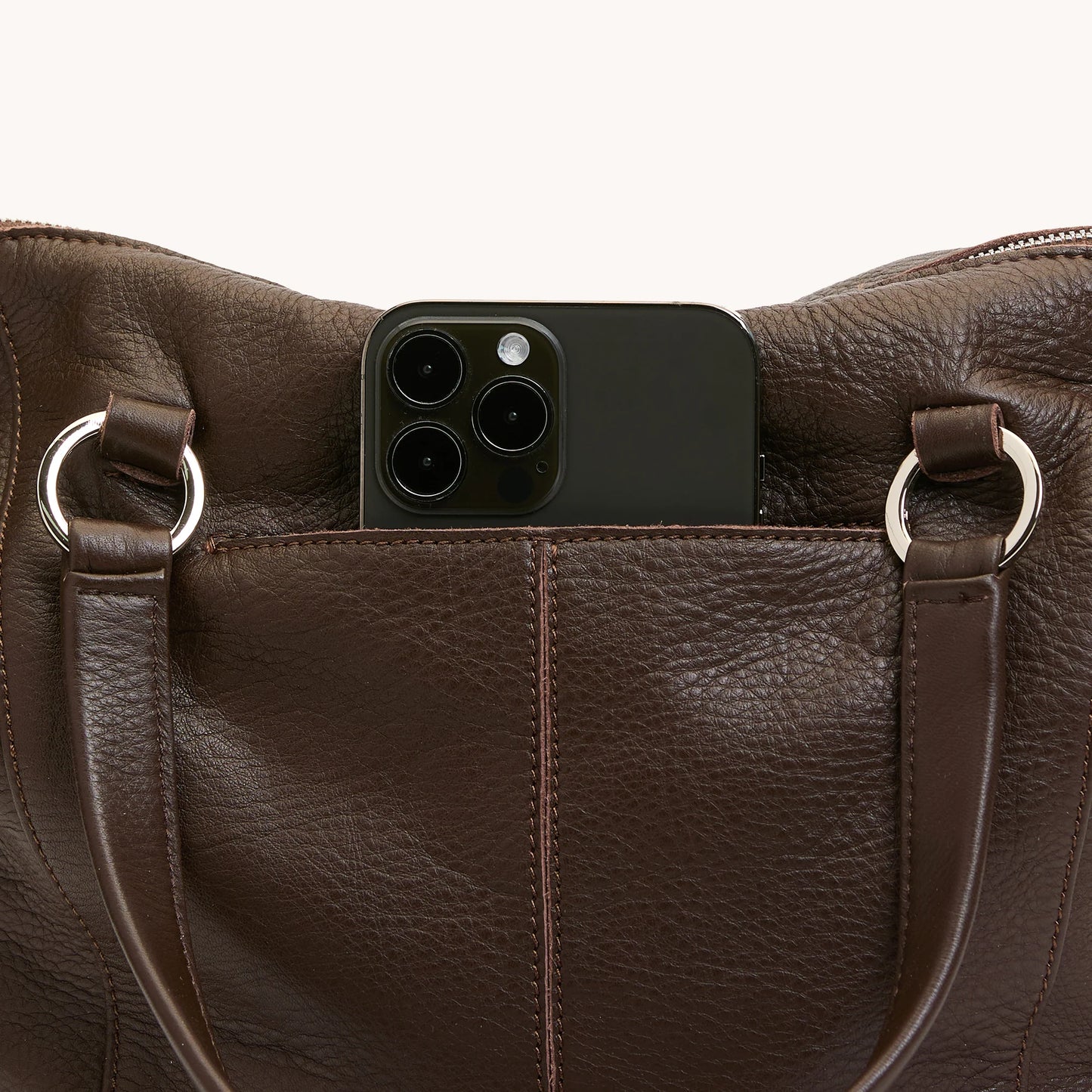 Daniel Medium Espresso Pebble/Silver