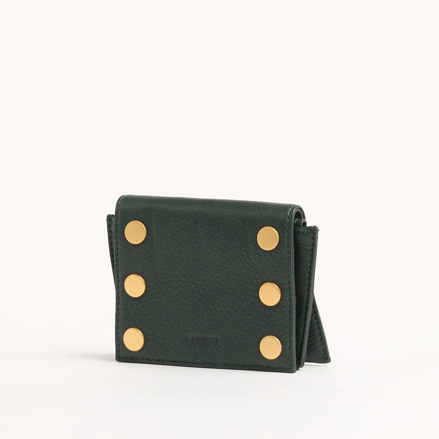 Allen Wallet Green Room Pebble Brushed Gold **