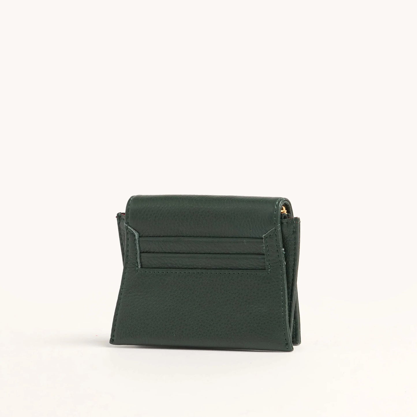 Allen Wallet Green Room Pebble Brushed Gold **