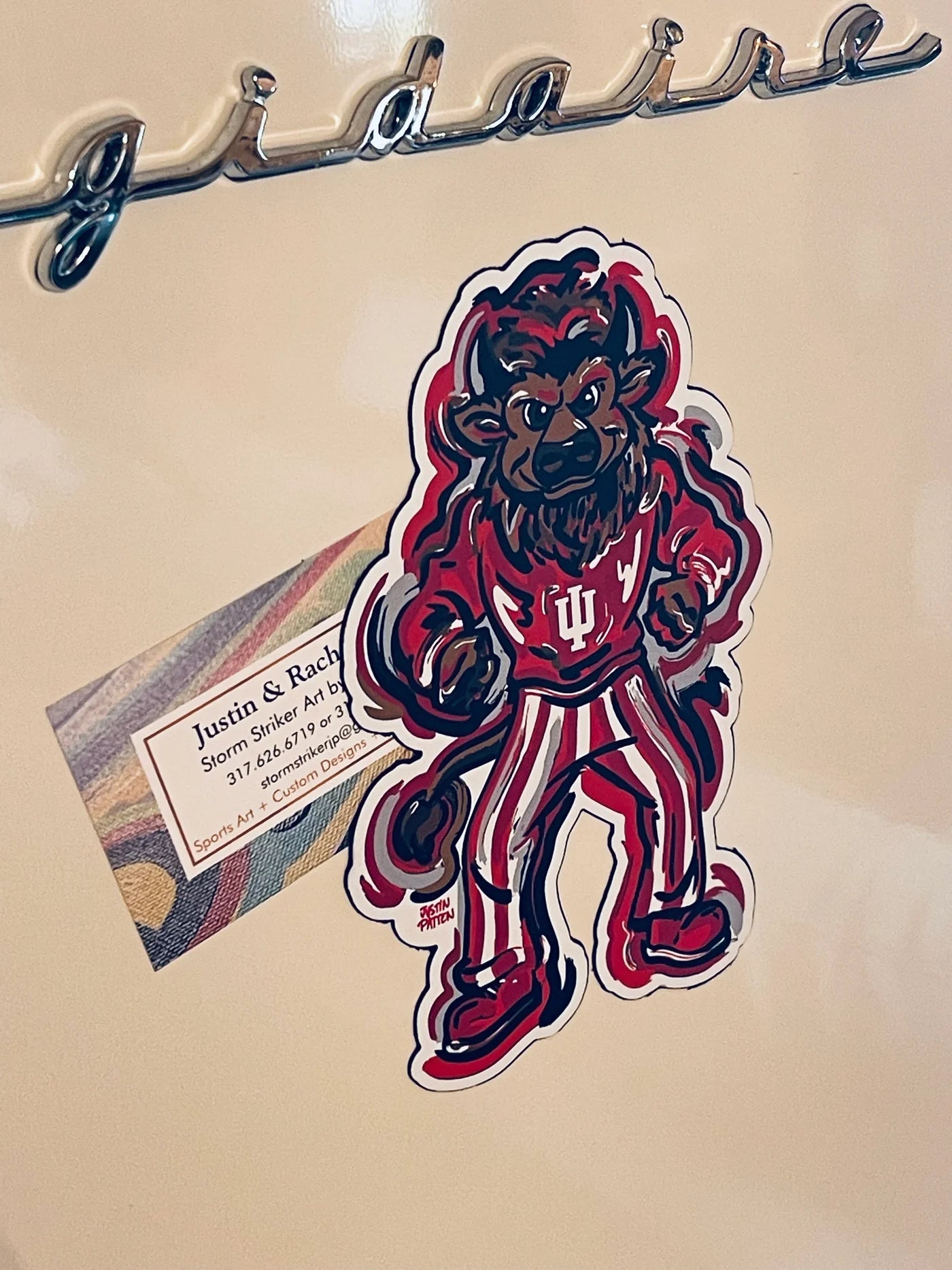 IU Bison Magnet