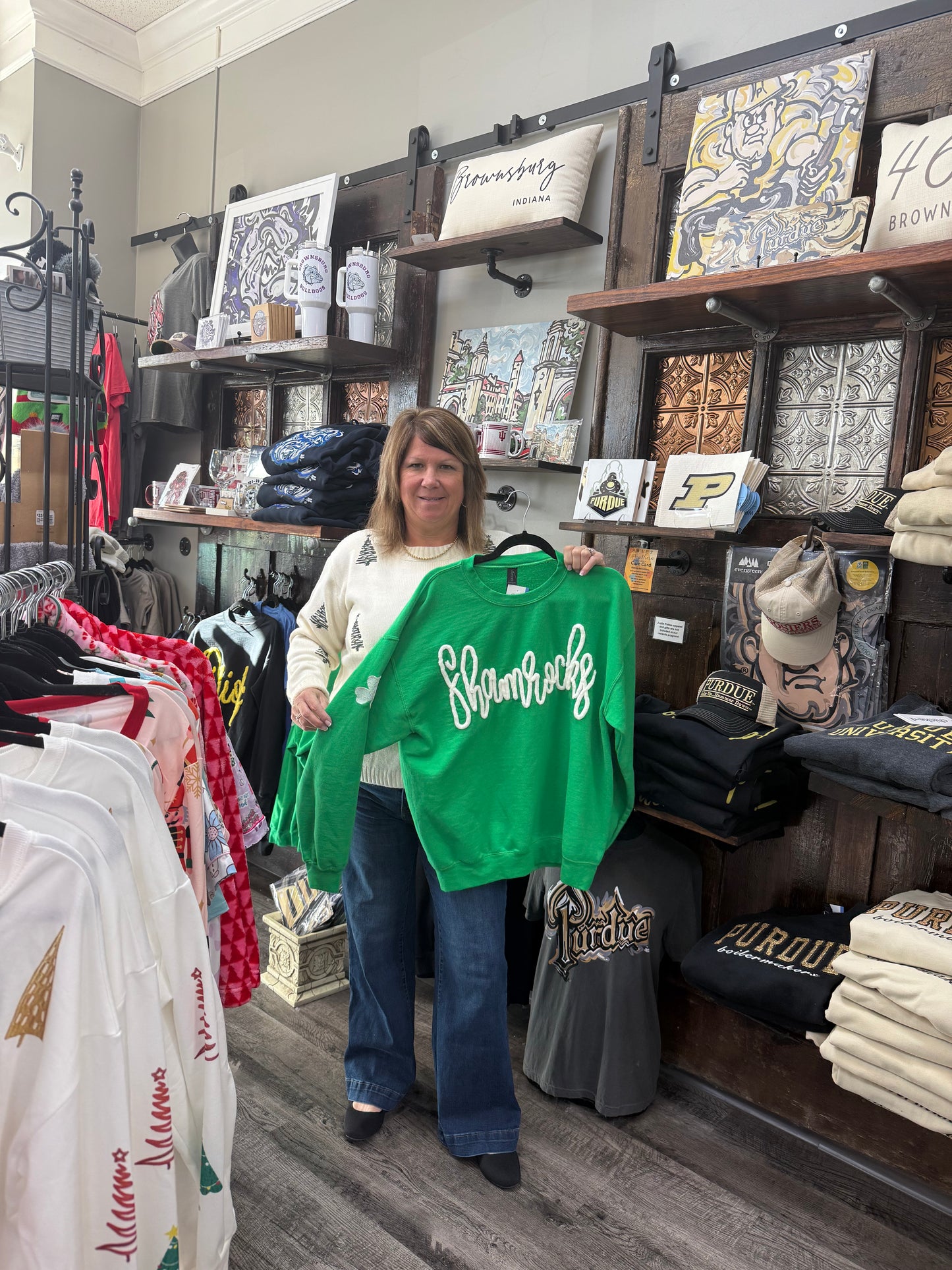 Shamrocks Yarn Sweatshirt (Malachy or Westfield)