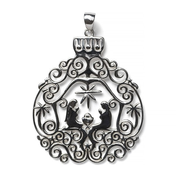 P1001 Holiday Nativity Pendant