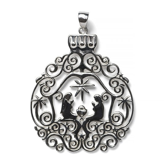 P1001 Holiday Nativity Pendant