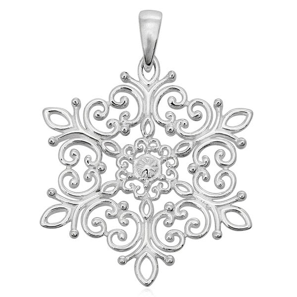 P906 Holiday Snowflake Pendant