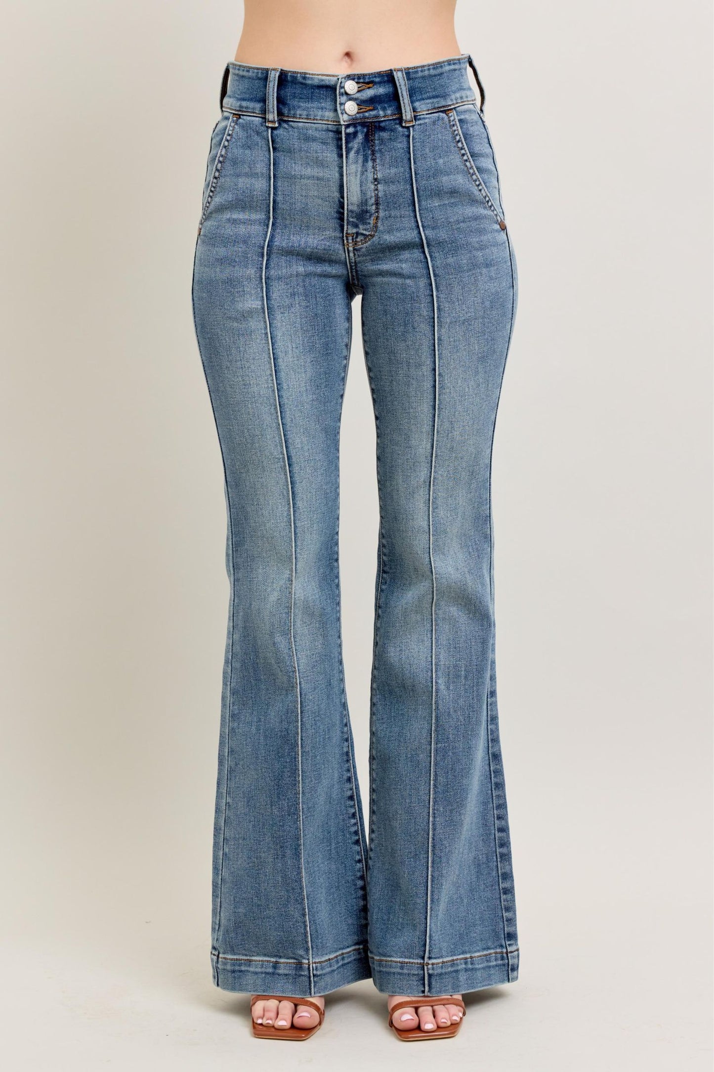82651 Judy Blue HW Trouser Flare