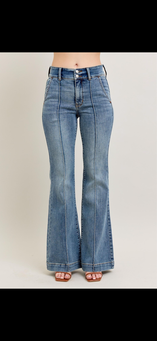 82651 Judy Blue HW Trouser Flare