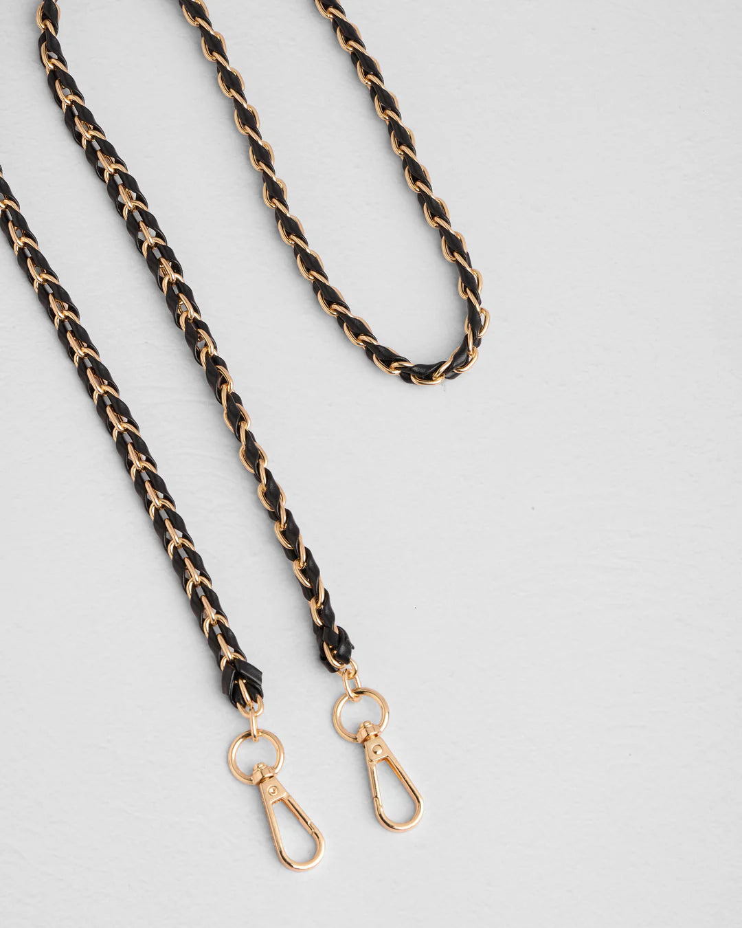 Edgware Black + 2 straps (Black Weave Chain & Black Stone Nautical Strap)