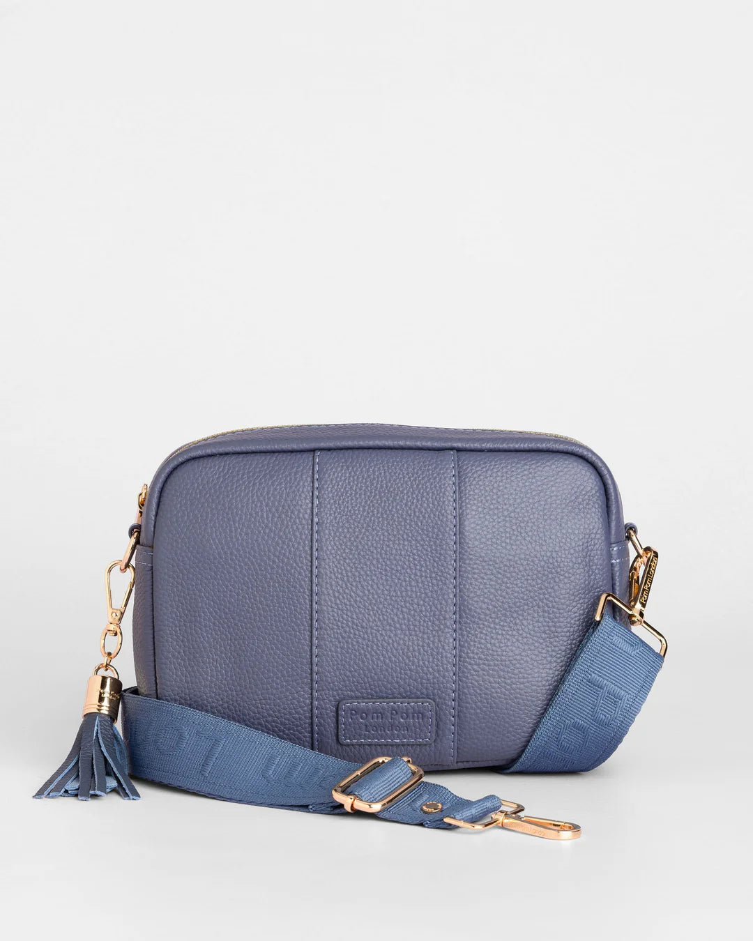 City Bag Slate Blue + 2 straps (Logo Slate Blue Strap & Slate Blue Mosaic Strap)