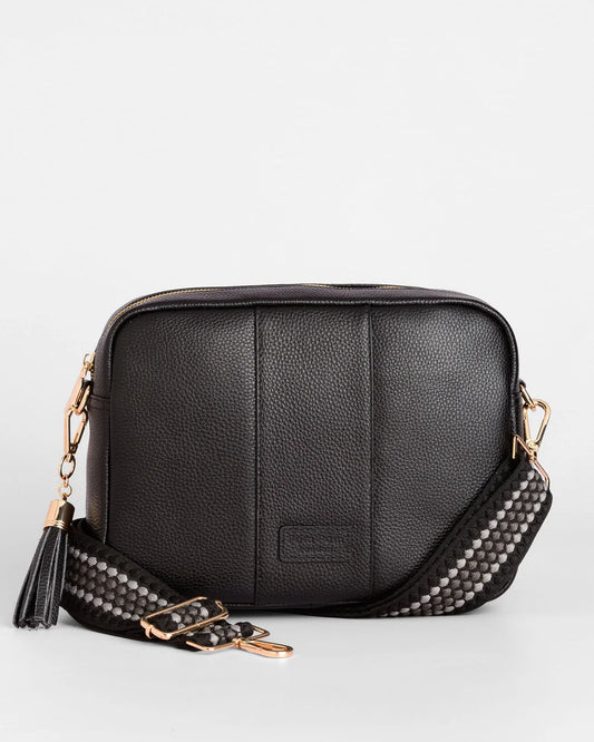 City Plus Black + 2 straps (Logo Black Strap & Black Boble Strap)
