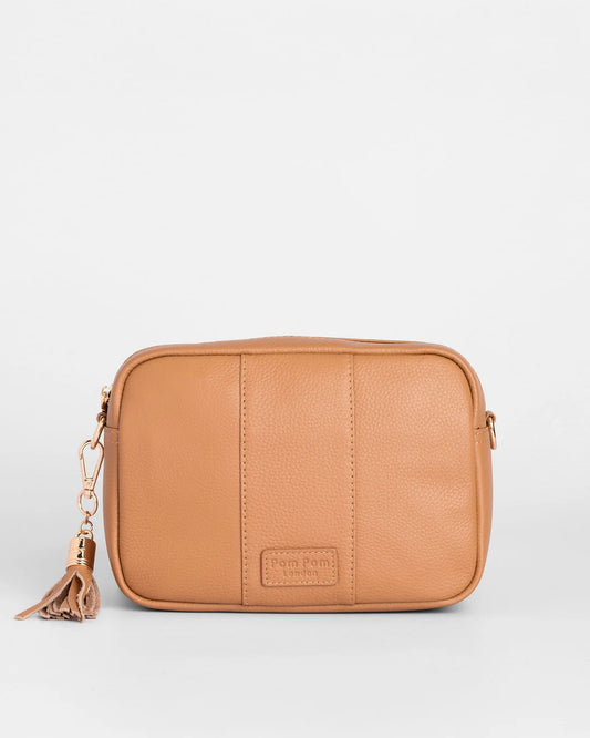 City Bag Maple + 2 straps (Logo Maple Strap and Maple Metallic Peacock Strap)