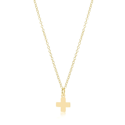 N16GSGLD 16" Necklace Gold - Signature Cross Gold