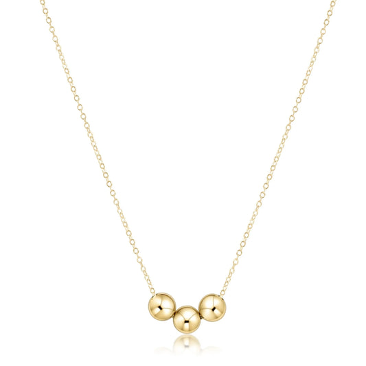 N16GJOY6 16" Necklace Gold - Joy 6mm