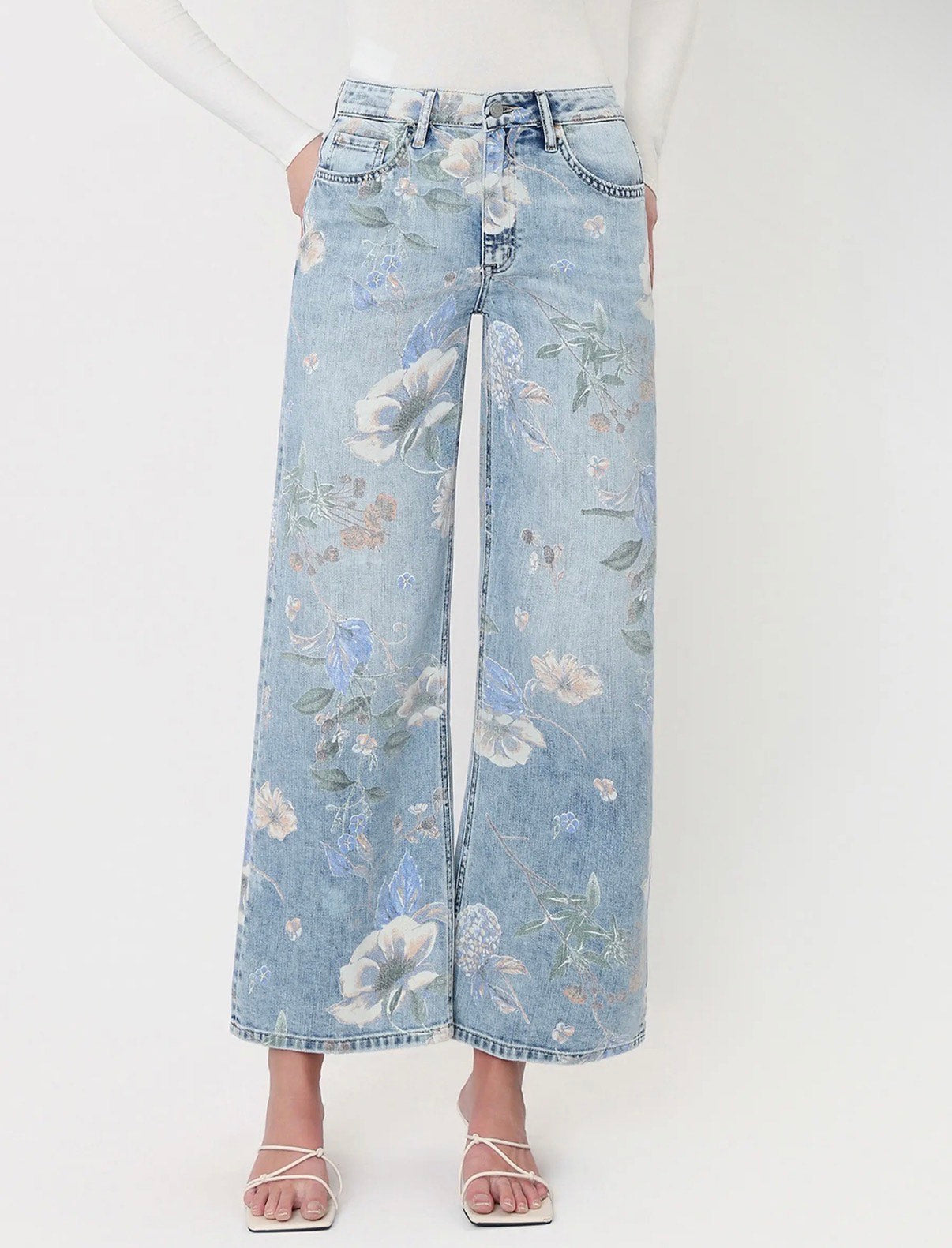 Floral Extreme Vintage Jeans