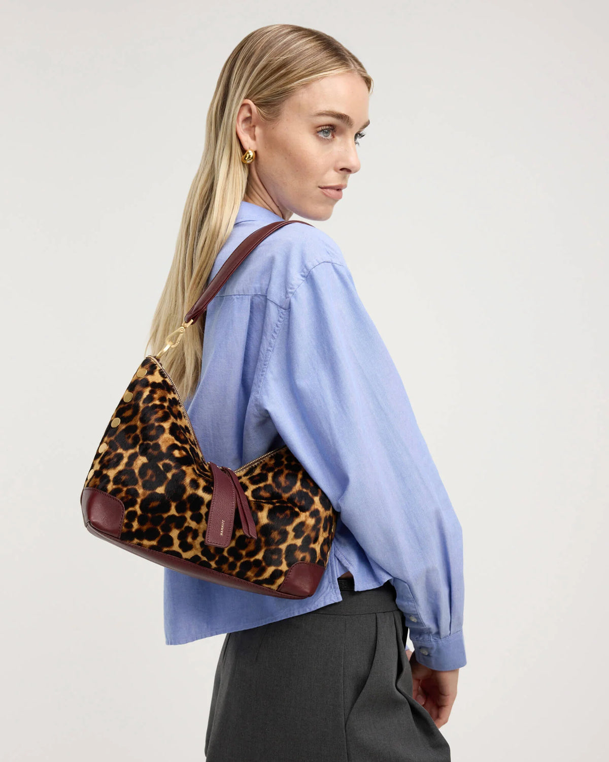 PREORDER NOW!  Grace Medium Safari Calf Hair/Brushed Gold