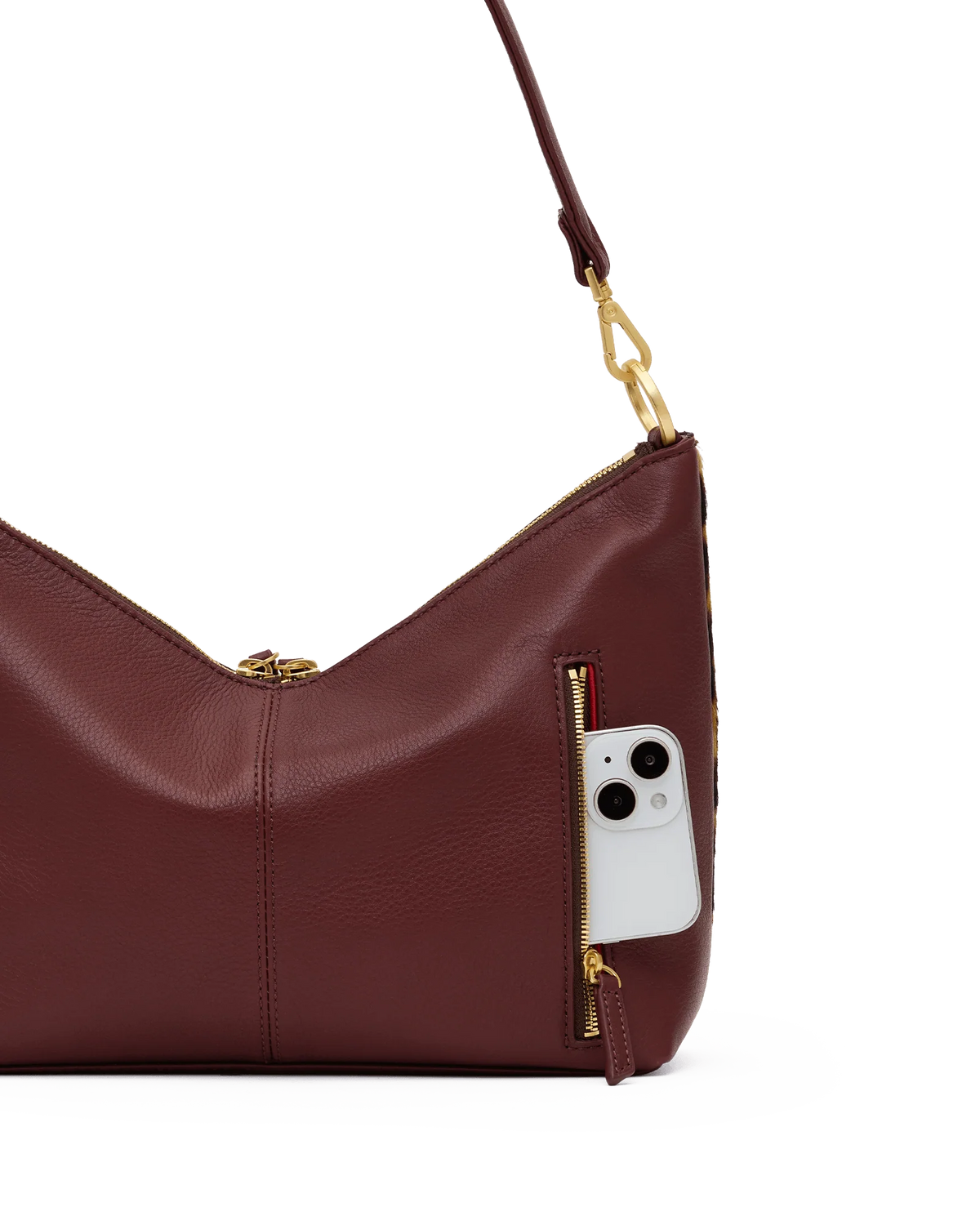 PREORDER NOW!  Grace Medium Safari Calf Hair/Brushed Gold