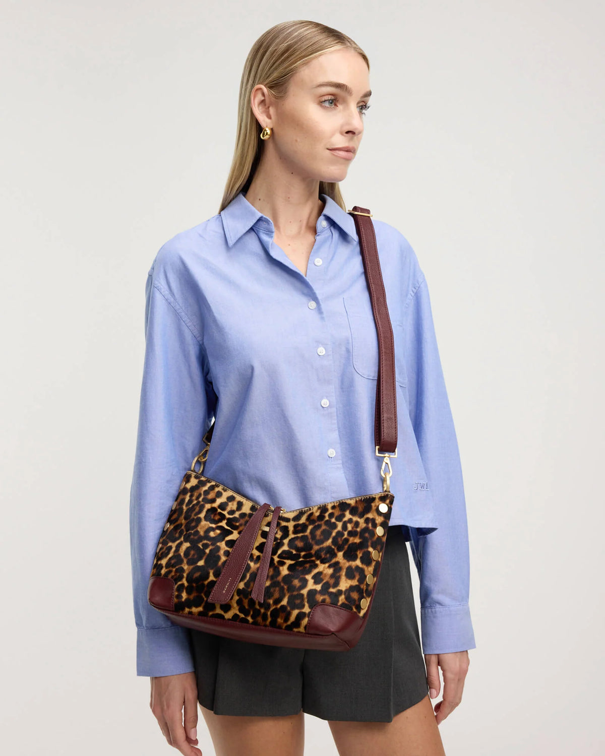 PREORDER NOW!  Grace Medium Safari Calf Hair/Brushed Gold