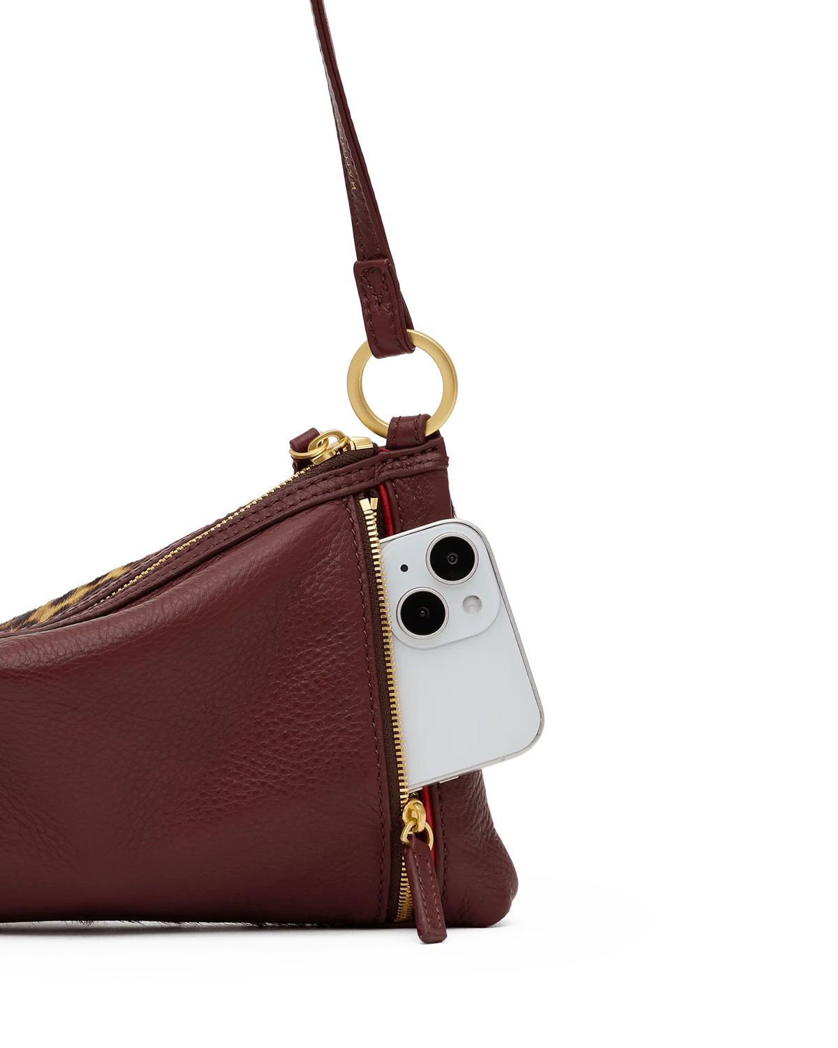 PREORDER NOW!  Kyle Safari Calf Hair/Brushed Gold