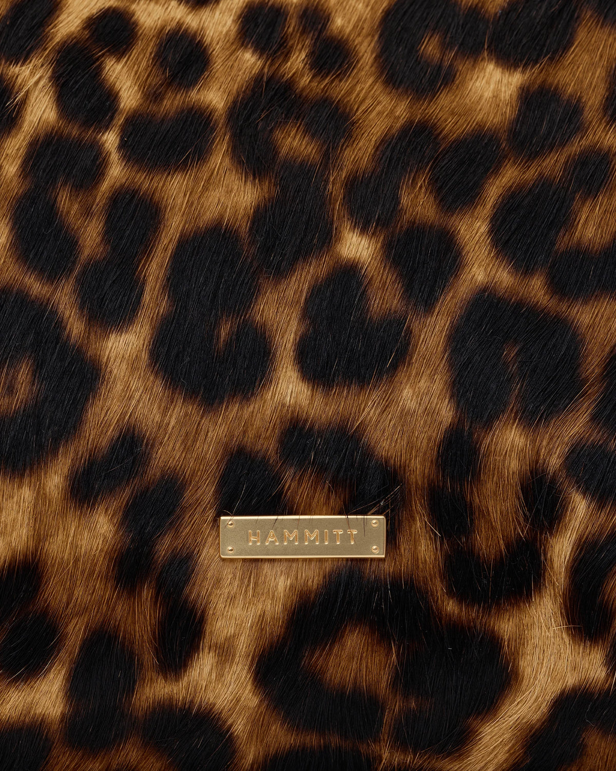 PREORDER NOW!  Kyle Safari Calf Hair/Brushed Gold