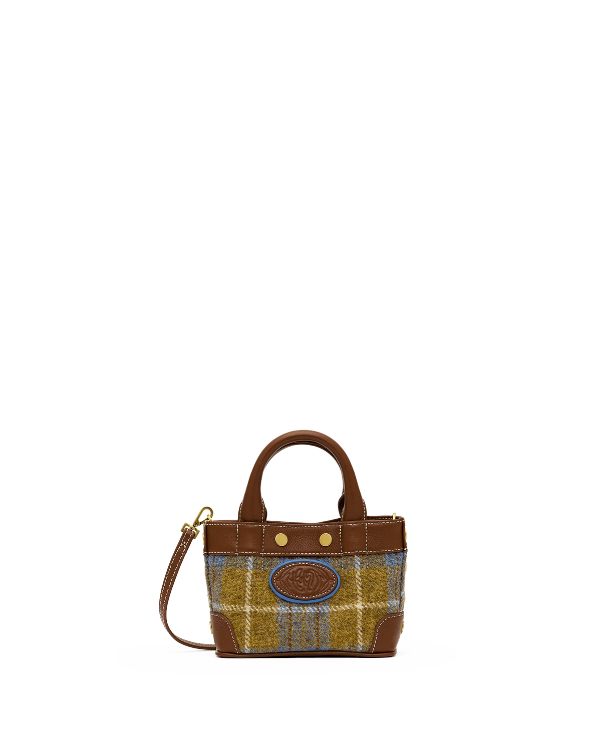 PREORDER NOW!  Olympia Tote Mini Highlands Tweed/Antique Gold
