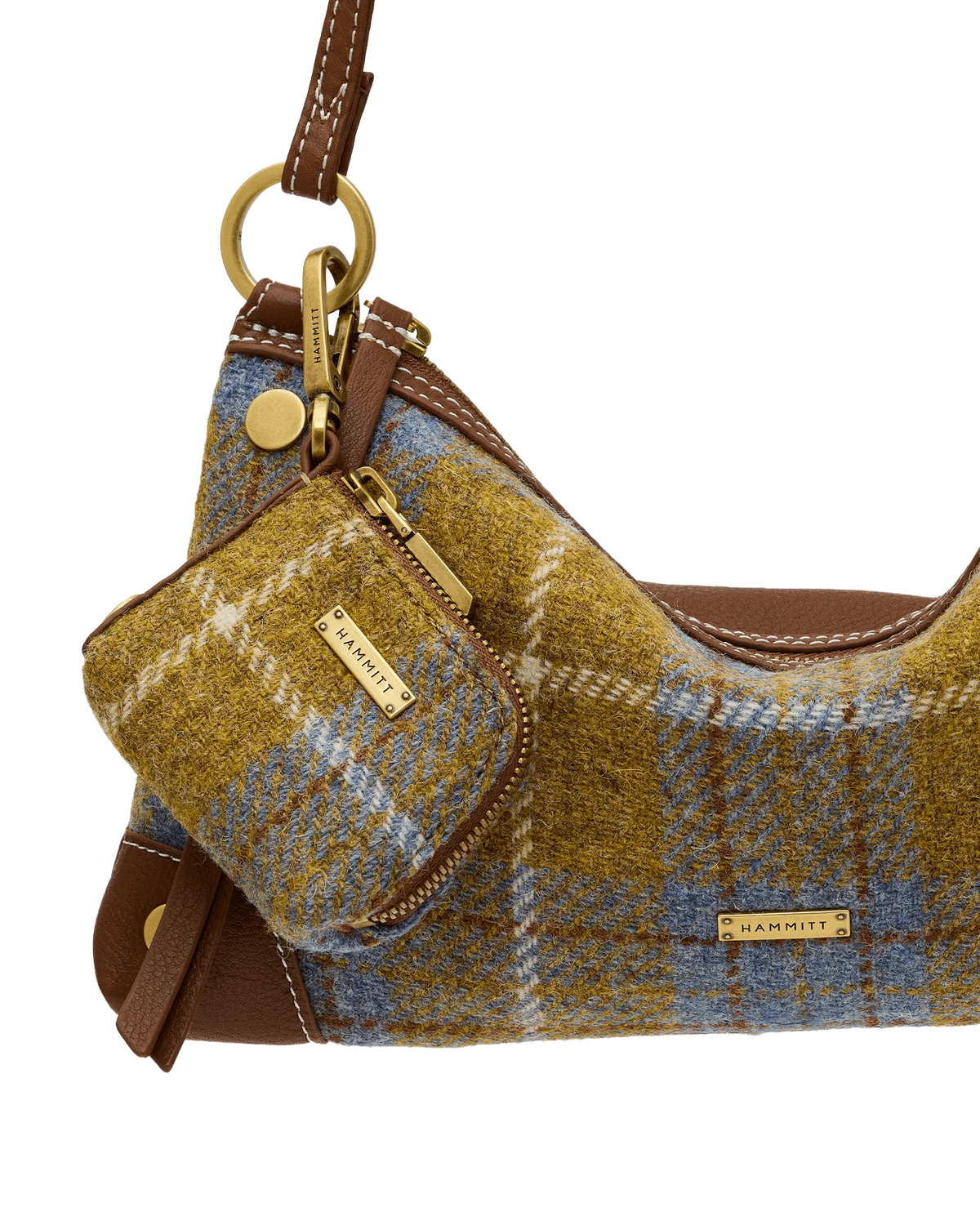 PREORDER NOW!  Syd Pouch Highlands Tweed/Antique Gold