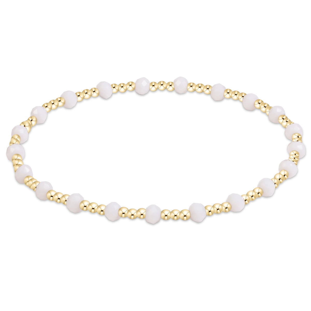BGDFLSINWHI  Flirty Sincerity Bracelet - White