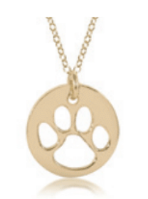 N16GPPGD 16" Necklace - Paw Print