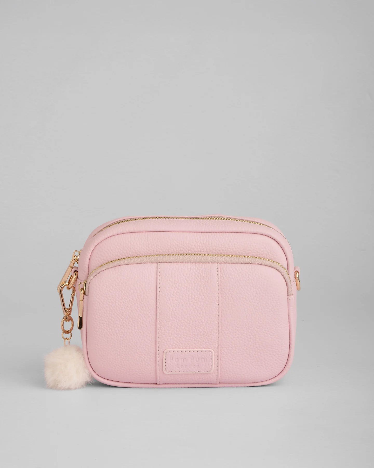 Original Bag Cherry Blossom Pink + 2 Straps  Pink & White Stitched and Gold Chain