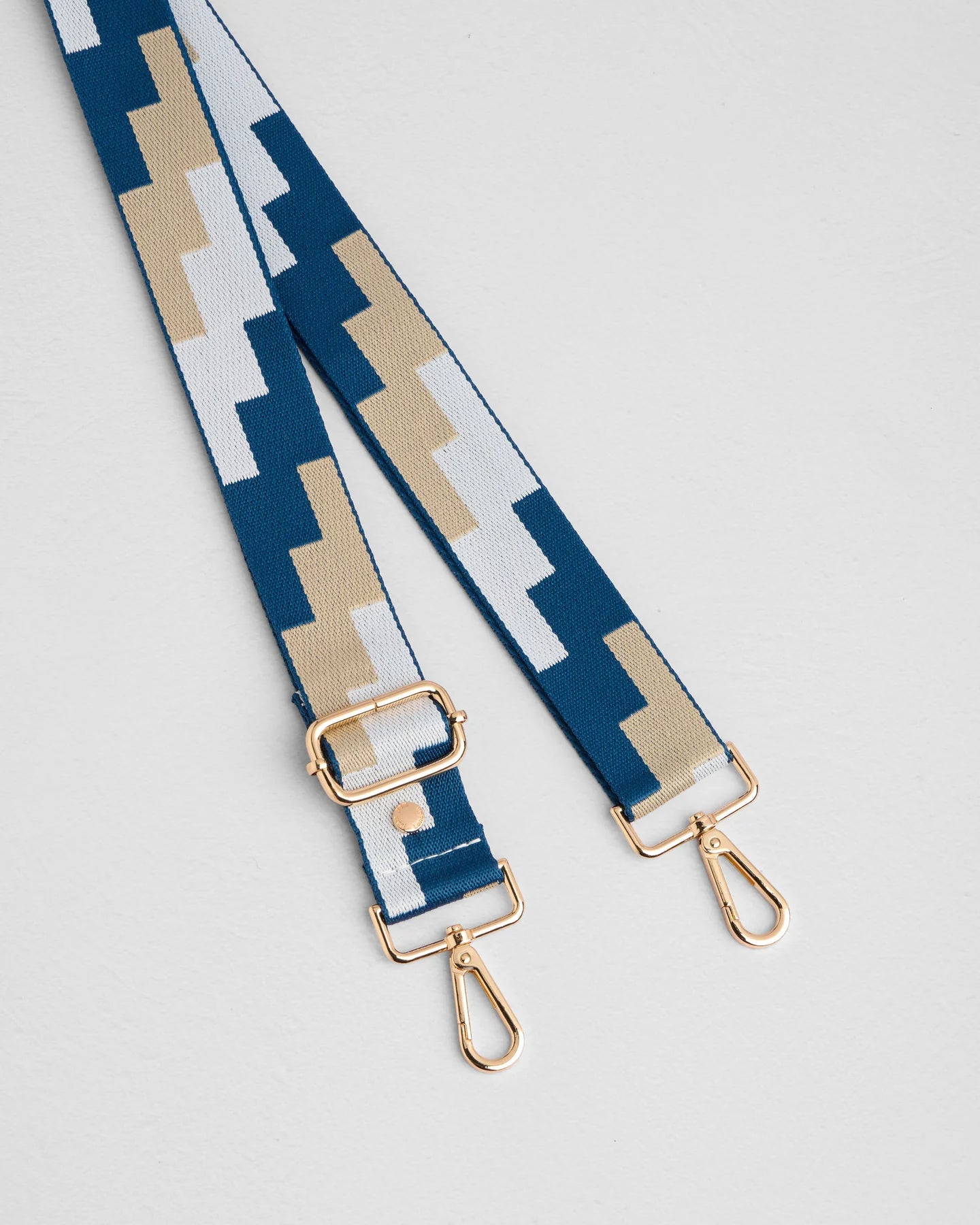 Original Bag Stone +2 Straps  Navy & Stone Geom &  Leather Stone