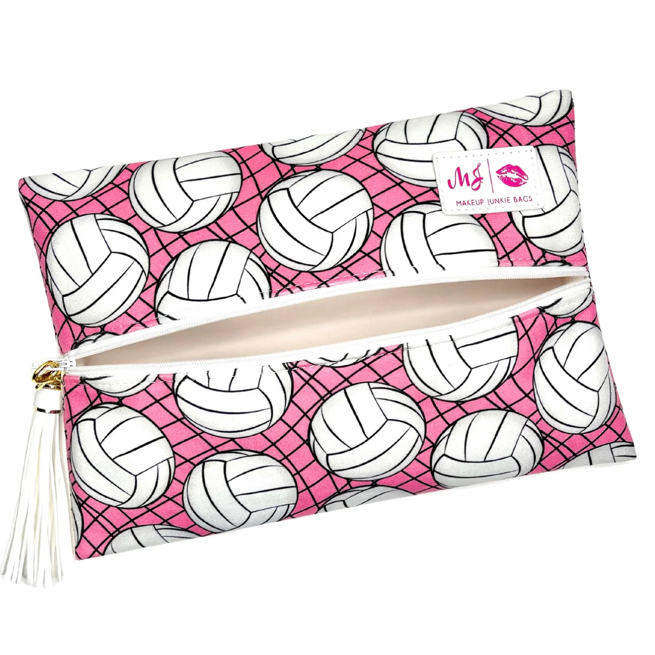 Makeup Junkie Sports Fan Volleyball Pink Mini