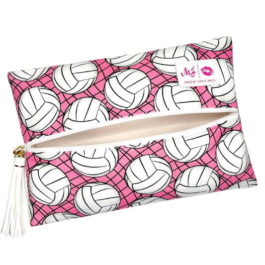 Makeup Junkie Sports Fan Volleyball Pink Mini