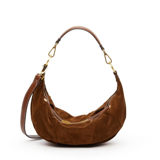 PREORDER NOW!  Erica Medium Cinnamon Suede/Antique Gold