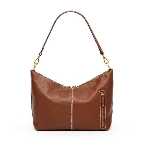 PREORDER NOW!  Grace Medium Cinnamon Suede/Antique Gold