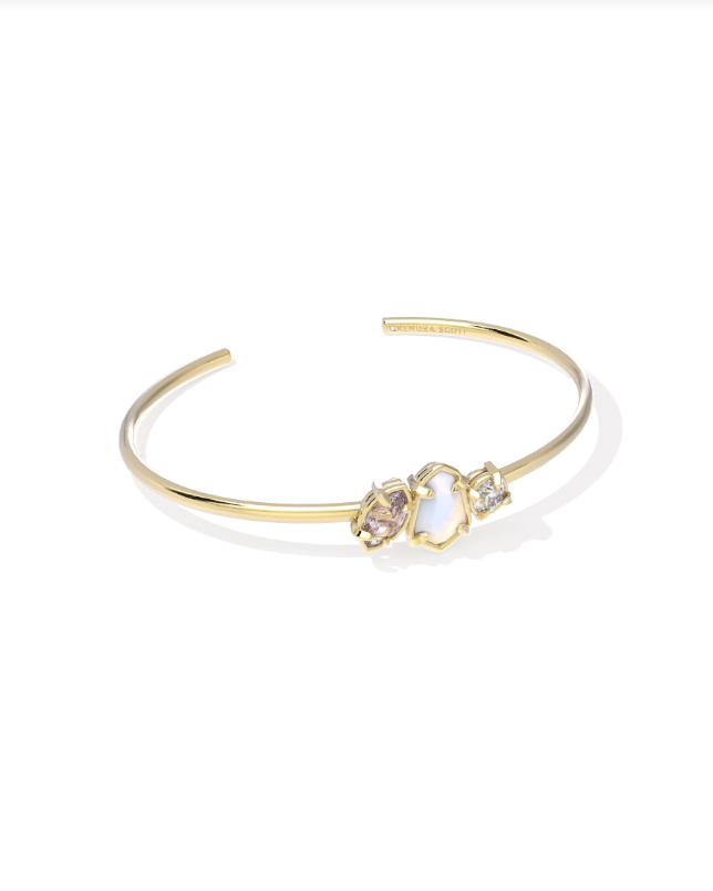 Alexandria Cuff Bracelet Gold Neutral Mix S/M