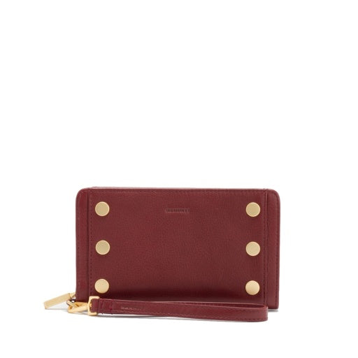 Bryant Wallet Cherrywood Pebble/Brushed Gold