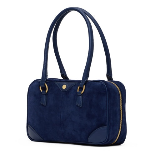 PREORDER NOW!  Meredith Med  Manor Suede/Brushed Gold