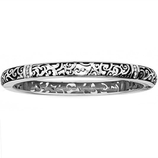 JB3702 Sil/Stn Viewpt Hng Bangle