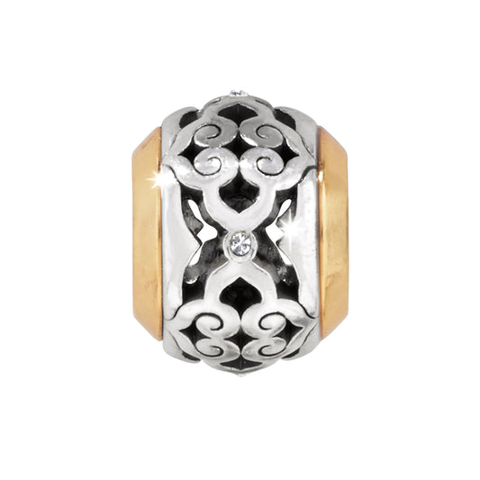 J99942 Silv/GP Intrigue Bead